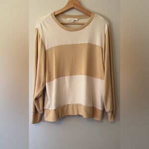 Workshop Republic Clothing Beige and Cream Top